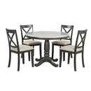 5 Pieces Dining Table and Chairs Set For 4 People null