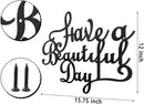 "Have A Wonderful Day" Decoration Wall Art null