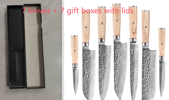 Damascus Steel Hand Kitchen Knife null
