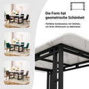 Metal Frame Rectangular Dining Table null