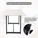 Metal Frame Rectangular Dining Table null