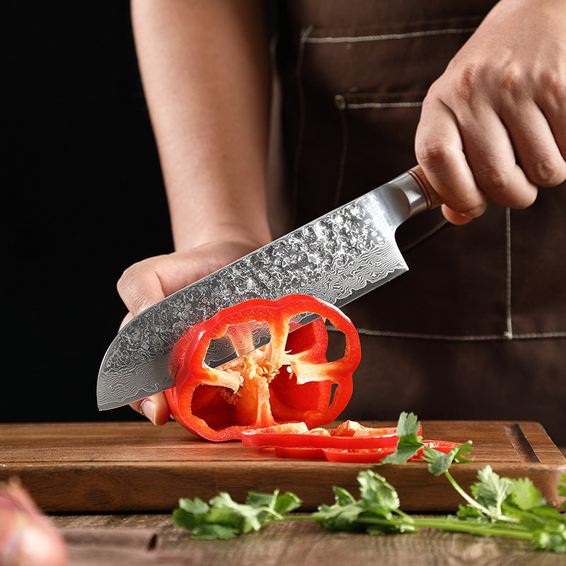 Damascus Steel Hand Kitchen Knife null