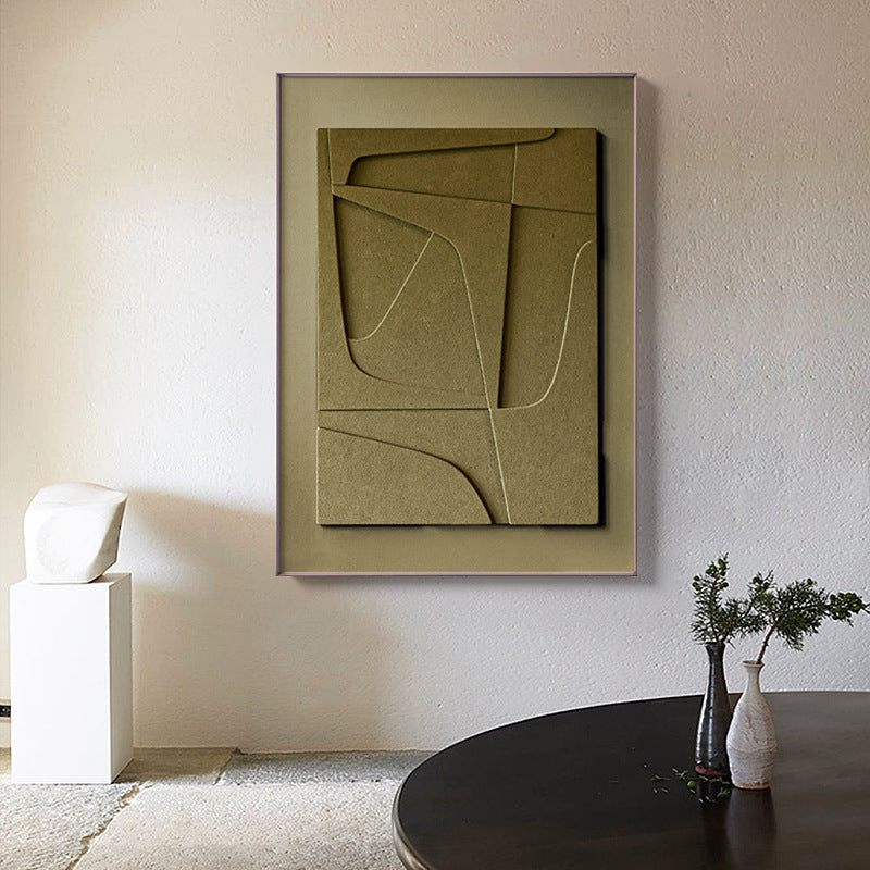 Home decor, room decor, wall decor, Three-dimensional Geometric Morandi Hanging Painting null