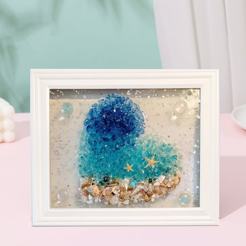 Decorative Painting Glass Photo Frame null