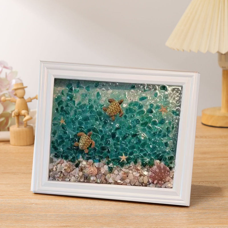 Decorative Painting Glass Photo Frame null