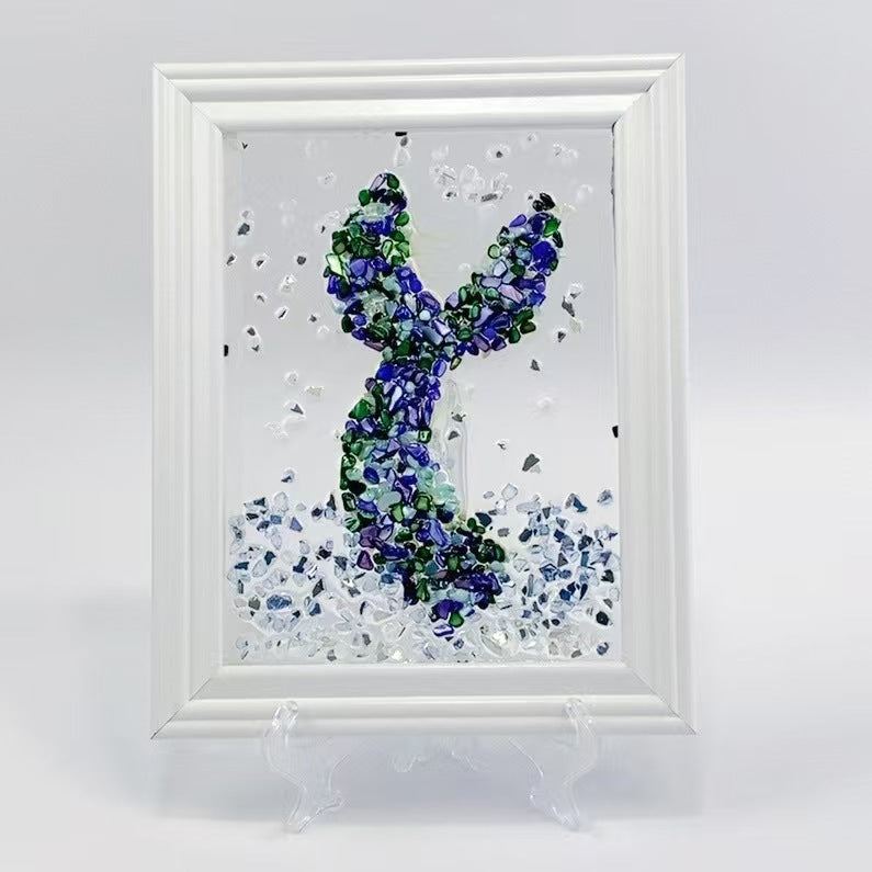 Decorative Painting Glass Photo Frame null