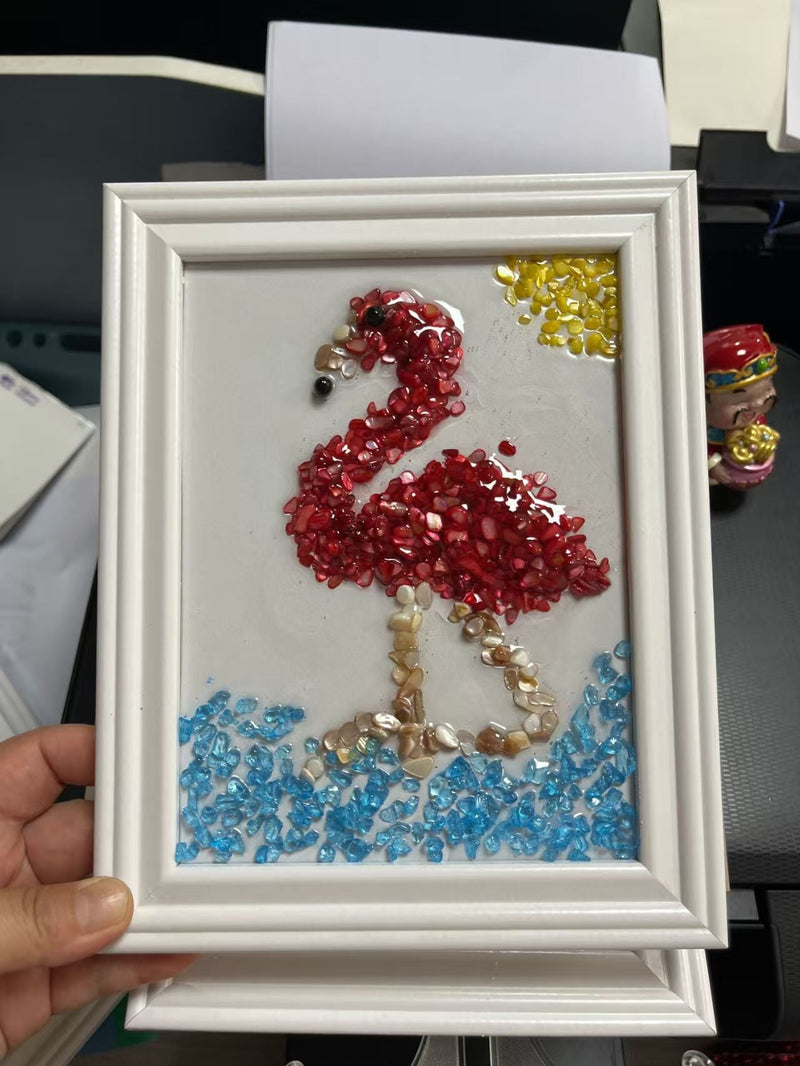 Decorative Painting Glass Photo Frame null