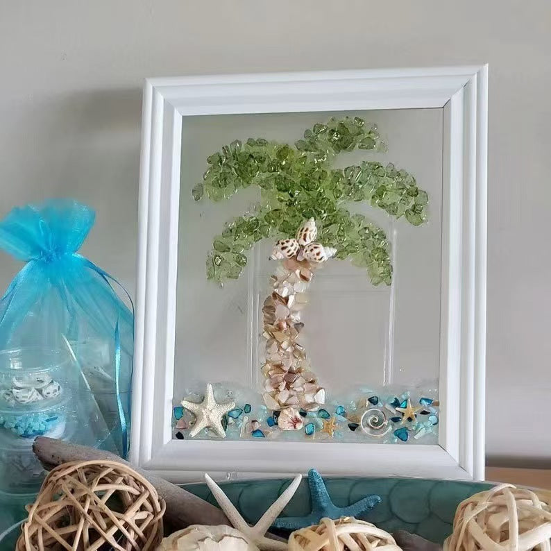 Decorative Painting Glass Photo Frame null