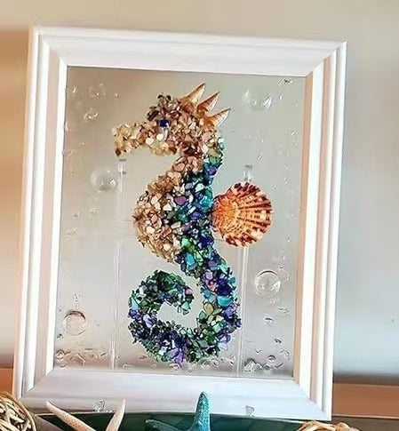 Decorative Painting Glass Photo Frame null