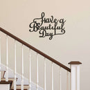 "Have A Wonderful Day" Decoration Wall Art null