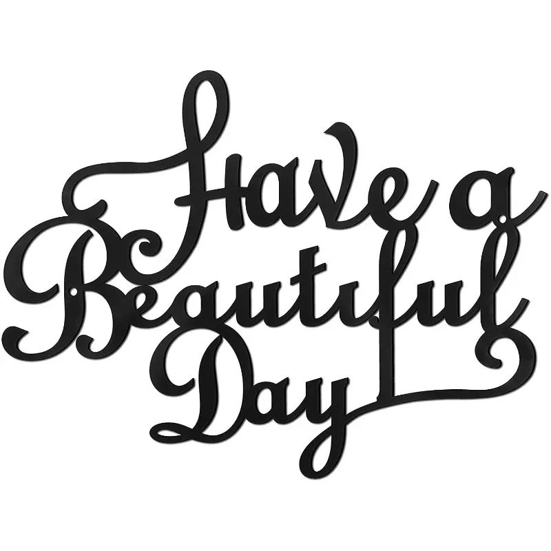 "Have A Wonderful Day" Decoration Wall Art null