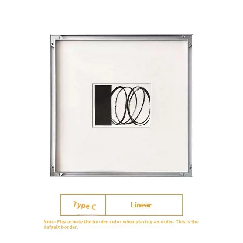 Home decor, wall decor, room decor, Framed abstract artwork with a minimalist design on a white background