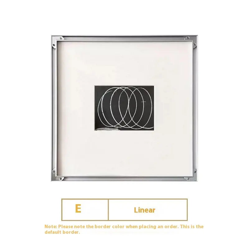 Home decor, wall decor, room decor, Framed artwork with geometric design on a white background
