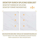 Metal Frame Rectangular Dining Table null