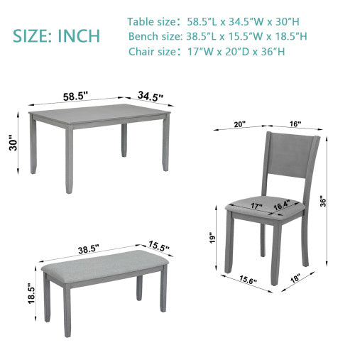 6 Piece Dining Set null